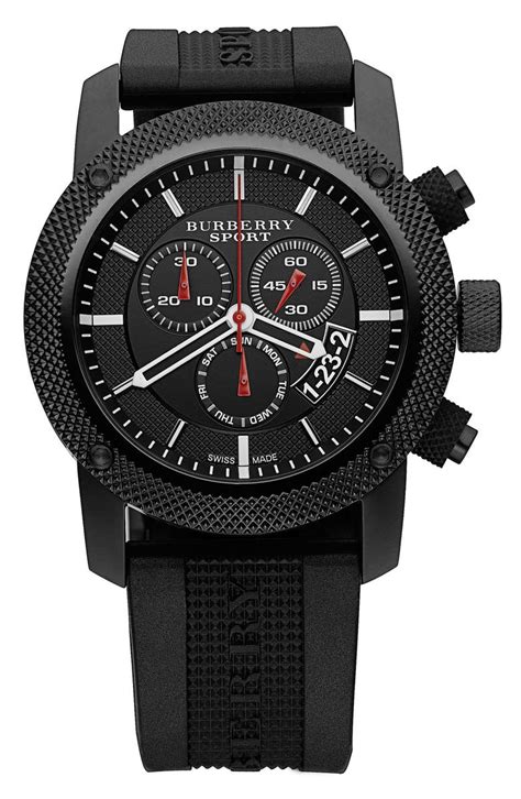 burberry sport chronograph watch red|Burberry automatic watches unisex.